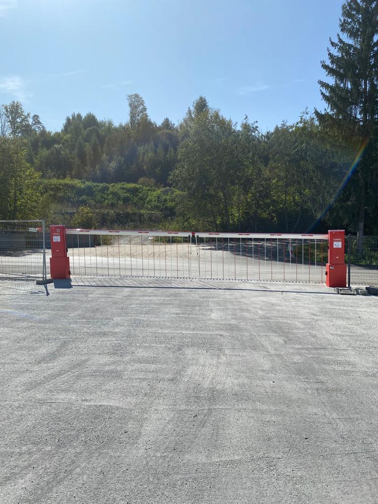 Schranken mit Hängegitter 1,5m