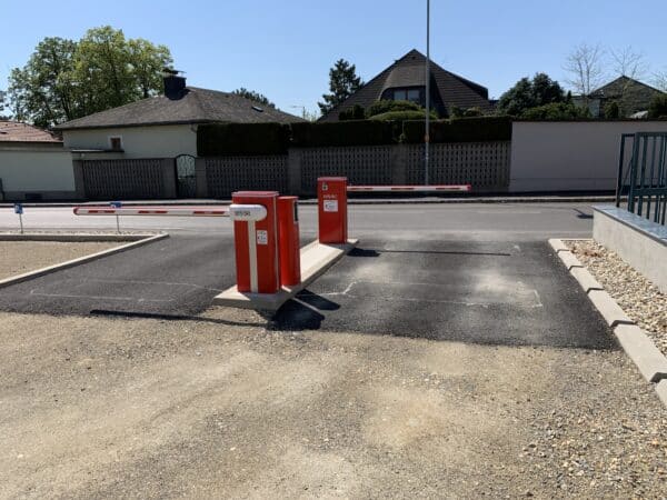 Faac Schranken B680H Parkplatz Lösung