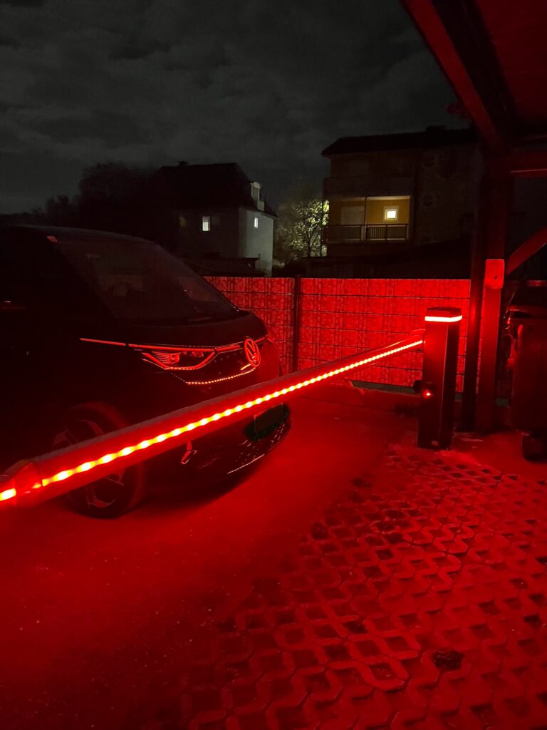 LED Balkenbeleuchtung Rot Grün