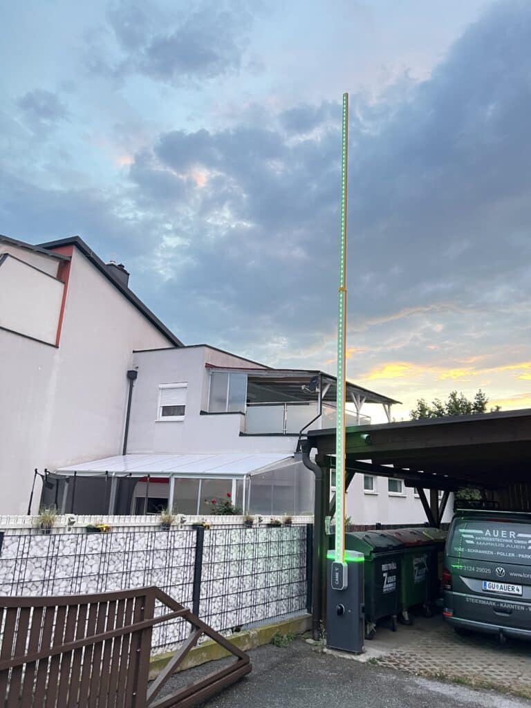 LED Balkenbeleuchtung, Rot, Grün, Came, Auer Schranken, Auer-Service, FAAC Service